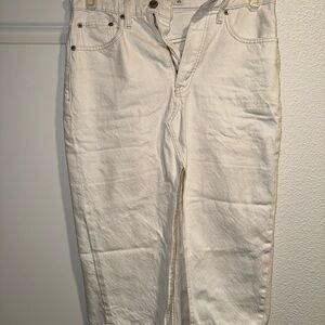 Women’s Cream Jean Skirt